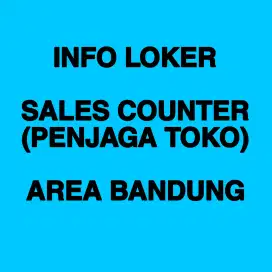 Loker untuk Sales Konter (Penjaga Toko)