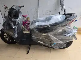 Motor Listrik Alva N3 Elegant Black 2025 NewModel,2Battery,Jarak 140km
