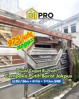 Dijual Murah Rumah Cempaka Putih Jakarta