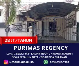 PURIMAS dekat UPN Rungkut ‼️Sewa Rumah 1 Lantai  One Gate System