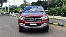 Ford everest titanium diesel 2015 pakai 2016 sunroof merah