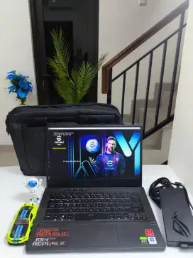 Asus ROG Zephyrus G14 Ryzen 7 RAM 16GB SSD Dual VGA Nvidia GTX