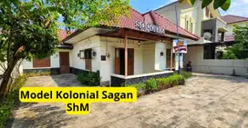 Rumah Kolonial Sagan Dekat Kotabaru Legalitas SHM