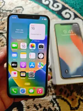 Iphone X 256Gb Lengkap Normal 100%