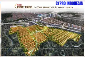 RUMAH DENGAN LOFT SPACE DI CATHAYA PINE TREES CITRA RAYA TANGERANG