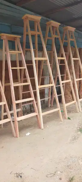 tangga lipat kursi bambu tirai rumbia dll