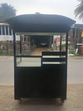 Gerobak Booth Stand Usaha Dagang Teh Solo Dimsum