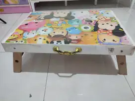 Meja belajar kayu lipat anak-anak