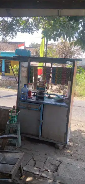 Rombong bekas es teh