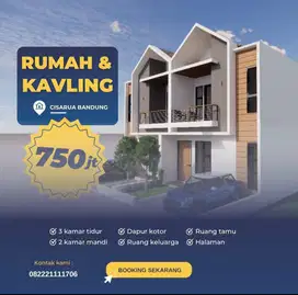 HUNIAN VILLA DIJUAALL, DISKON PULUHAN JUTA!