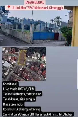 Dijual Tanah Strategis (Punya sendiri)