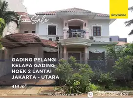 Gading Pelangi Residence - Hoek - 414 m² - 2 Lantai