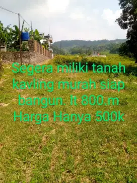 Tanah kavling murah