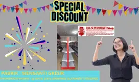 Rak minimarket dua sisi doubel gondola toko promo