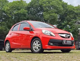 Honda Brio E AT 2014 Kilometer 85 RB Cek dealer resmi Honda