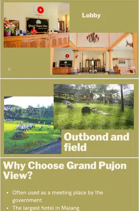 Dijual / Disewakan Hotel 'Grand Pujon' Batu, Malang‼️