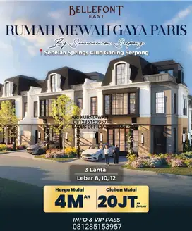 BELLEFONT EAST SUMMARECON SERPONG previllage by 081285153957