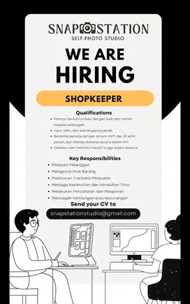 LOWONGAN KERJA - SHOPKEEPER