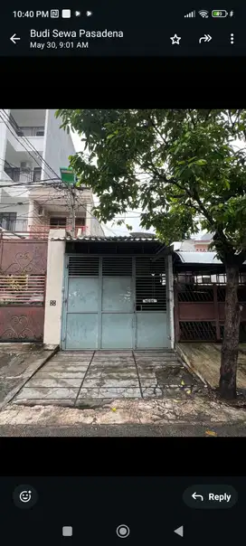 Dijual Rumah 2 lt cocok untuk usaha toko online / Gudang di Laksa Jela