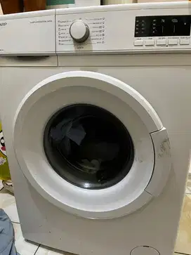 Mesin cuci sharp front loading