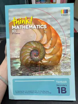 Think! Mathematics G3 8th Edition Secondary 1B