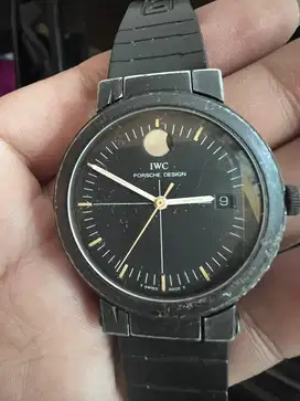 iwc moonpase compass militer vintage automatic mesin kuning