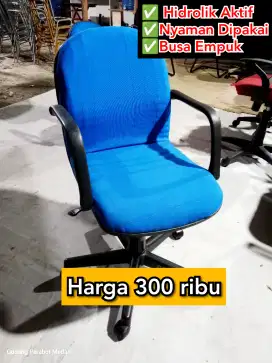Kursi Kantor Hidrolic Bekas Pakai Tangan Murah