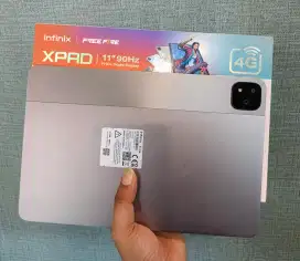 Infinix Xpad 4/256 11 inch Wifi Cell Lengkap Fullset Mulus Nominus Ori