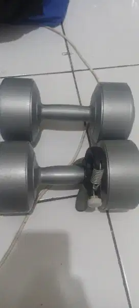 Barbell set 5 KG 2 pcs & Handgrip