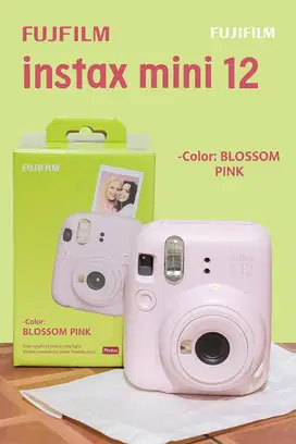 FUJIFILM Instax Mini 12 Instant Camera, Blossom Pink Color