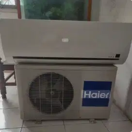 AC Haier 3/4 PK indoor dan outdoor