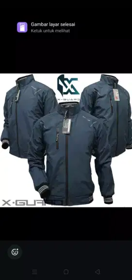Jaket parasut pria