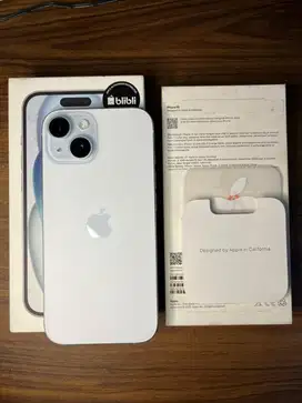 IPHONE 15 BLUE WARRANTY FEBRUARY 2026 HB 100% BEST PRICE