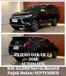 MITSUBISHI PAJERO DAKAR 2018 AUTOMATIC 2.4 DIESEL SIAP PAKAI MULUS