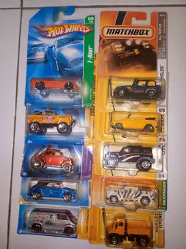 Jual borongan Die cast 5 MBX & 5 Hotwheel