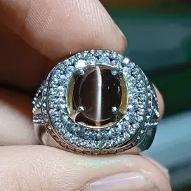 Batu Cat Eye Silimanite Sri Lanka Ceylon 4.42 ct no heat