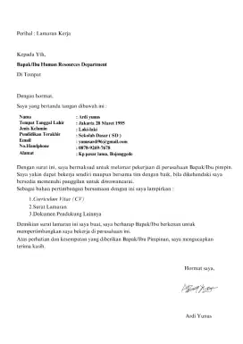 lagi mencari kerjaan pengalaman saya cleaner Service office boy