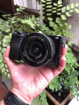 Sony a6000 + lensa kit murah