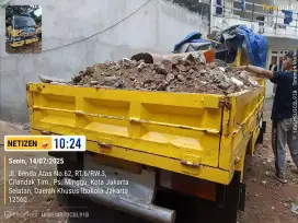 Jasa angkutan puing dan buang sampah