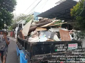 Jasa buang puing dan buang sampah