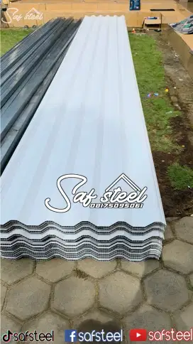 Distributor Atap Upvc Rooftoop tebal 12mm Lebar Efektif 77cm
