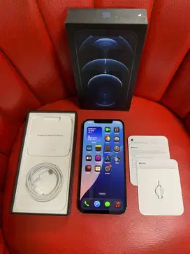 iPhone 12 Pro Max 256gb Pasific Blue Ex iBox All Provider Fullset Ori