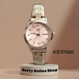 Jam Tangan Wanita AD Steel Original