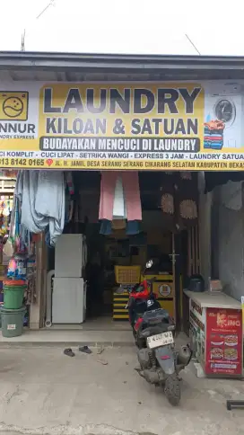 butuh karyawati yg pengalaman Londry dan bisa motor