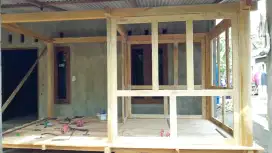Menjual Gazebo model teras+kamar 2x4, terlaris