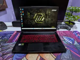 Laptop Gaming MSI GF63 Thin 10SC Intel Core I7-10750H GTX 1650 Ti SSD