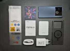 Infinix note 40 fullset mulus 99% no minus