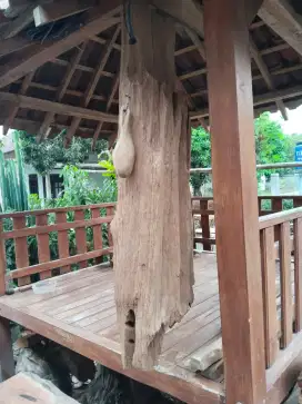 Saung gazebo full kayu jati