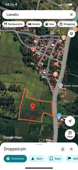 Dijial tanah di poros barru lokasi strategis bisnis