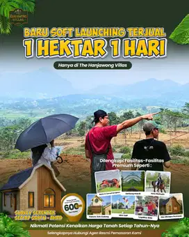 Dijual tanah kavling dengan view termegah